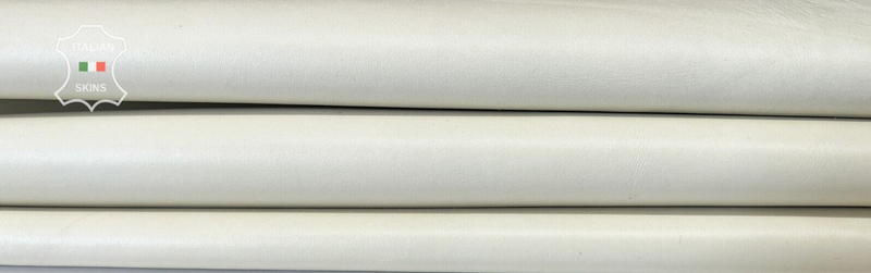 IVORY Italian Lambskin Sheep leather hides bookbinding 4+sqf 0.7mm #B7353