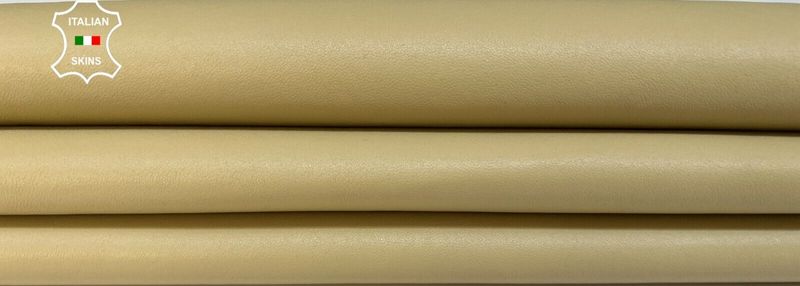 BEIGE Soft Stretch Lambskin leather  hides Bookbinding legging 4sqf 0.8mm #B3693