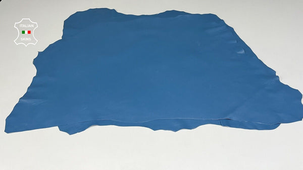 BLUE Thick Soft Italian Lambskin Sheep leather hides 2 skins 12+sqf 1.1mm #B9026