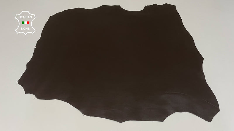 DARK BROWN TOP QUALITY smooth Italian genuine Metis Lambskin Lamb Sheep wholesale leather skins for shoes 0.5mm to 1.0 mm