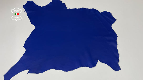 COBALT BLUE smooth Italian genuine Lambskin Lamb Sheep leather skins hides 0.5mm to 1.2mm