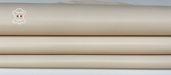 IVORY Italian genuine leather wholesale skins 0.5mm to 1.2 mm