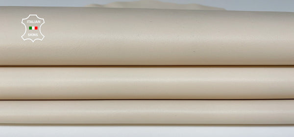 IVORY Italian genuine Lambskin Lamb Sheep leather skins hides 0.5mm to 1.2mm