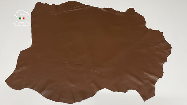 MEDIUM BROWN Italian genuine leather skins 0.5mm to 1.2 mm