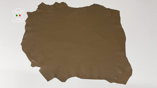 CAPPUCCINO BROWN Italian genuine Lambskin Lamb Sheep leather skins hides 0.5mm to 1.2mm