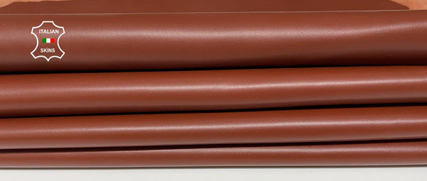 BRIC BROWN Italian genuine Lambskin Lamb Sheep leather skins hides 0.5mm to 1.2mm