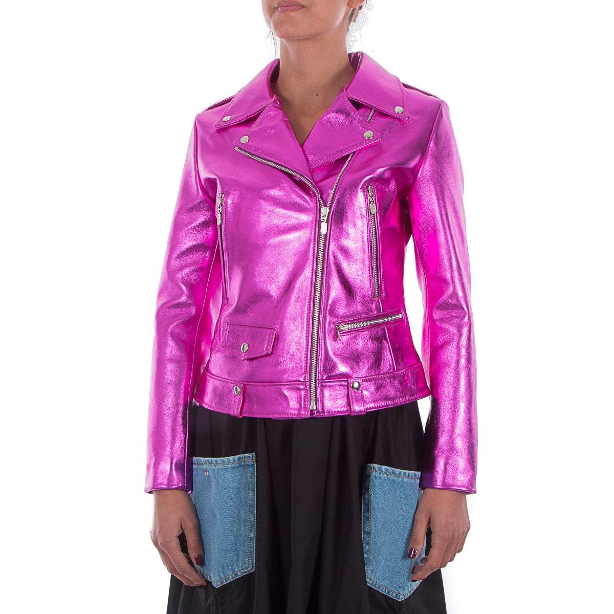 Ferrari Pink Leather Jacket  Barbie Pink Ferrari Leather Jacket